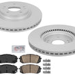 Front Disc Brake Rotors Pads for Hyundai Elantra N 2021 2023 2024 1.6L Turbo