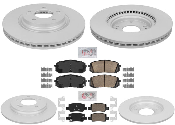 Disc Brake Rotors Pads for Hyundai Elantra N 21-24 1.6L Electric Parking Brake