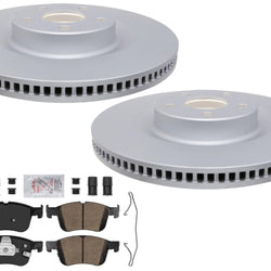 Front Coated Disc Brake Rotors & Pad Set  for Ford Maverick 2022 2023 2024 2025