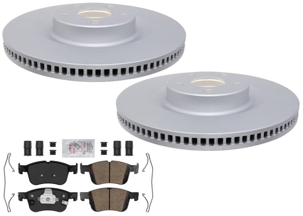 Front Coated Disc Brake Rotors & Pad Set  for Ford Maverick 2022 2023 2024 2025