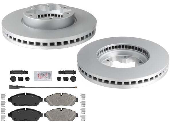Front Disc Brake Rotors & Pads For Ford Transit 350HD 2020 2021 2022 2023 2025