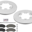 Rear Disc Brake Rotors & Pads For Ford Transit 350HD 2020 2021 2023 2024 2025