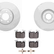 Front Coated Disc Brake Rotors & Pads For BMW 430i M Sport 2017 2018 2020 340MM