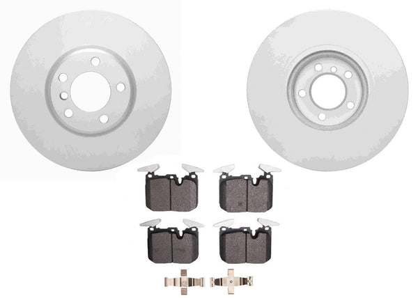 Front Coated Disc Brake Rotors & Pads For BMW 430i M Sport 2017 2018 2020 340MM