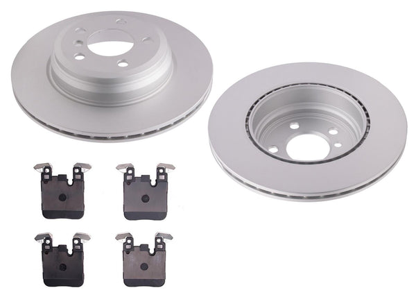 Rear Coated Disc Brake Rotors & Pads For BMW 430i M Sport 340MM 2017 2018 2020