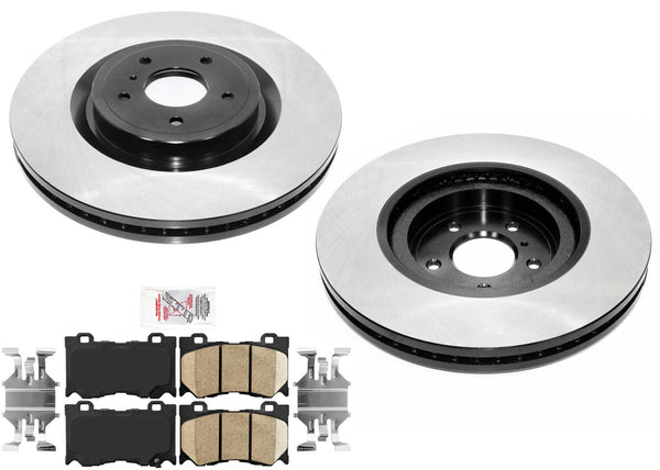 Performance Carbon Disc Brake Rotors Pads for Infiniti Q50 14-23 W Sport Package