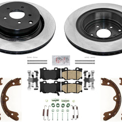 Performance Carbon Disc Brake Rotors Pads for Infiniti Q50 14-23 Sport Package