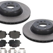 Rear Disc Brake Rotors & Pads for BMW X5 S Drive 40i 3.0L Gas 2019 2020 2023