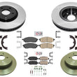 Front & Rear Performance Carbon Disc Brake Rotors Pads for Infiniti FX45 2006-08