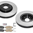 Front Performance Carbon Disc Brake Rotors Pads for Infiniti FX45 2006 07 2008