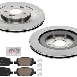 GEO Coated Rear Disc Brake Rotors Disc Brake Pads or KIA Carnival Hybrid 2025