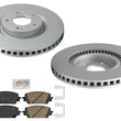 Front GEO Coated Disc Brake Rotors & Pads for Hyundai Santa Fe Hybrid 21-23