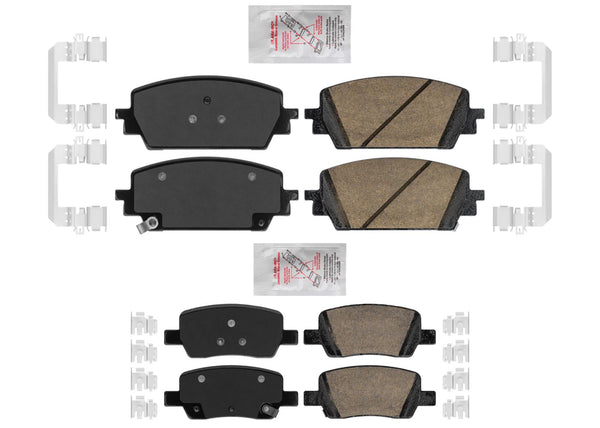 AME Front & Rear Ceramic Disc Brake Pads for Hyundai Santa Fe 2021 2022 2025