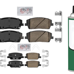 AME Ceramic Disc Brake Pads Hardware Cleaner for Hyundai Palisade 2020 2021 2025