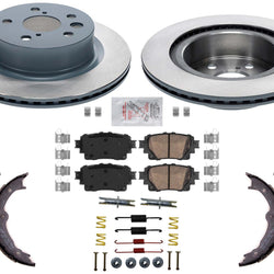 Coated Disc Brake Rotors & Disc Brake Pads for Lexus IS300 IS350 2021-2025