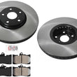 Front Performance Carbon Disc Brake Rotors Pads for Lexus IS350 2006 2007 2008