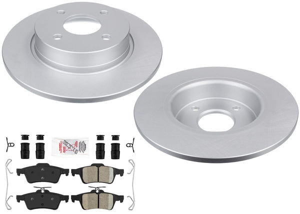 AME Rear Ceramic Brake Pads & Rotors for Ford EcoSport FWD 2018-2022