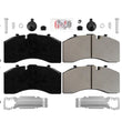 Air Disc Brake Pads For Bendix ADB22X, replaces K070796, D1369, 802078