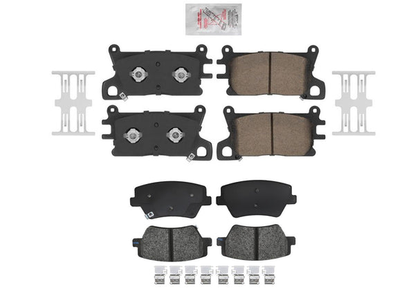 Front & Rear Ceramic Disc Brake Pads for Genesis GV80 3.5L 2021-2025