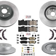 Carbon Disc Brake Rotors Pads for Lexus IS350 F-Sport 2014-2020 Rear Wheel Drv
