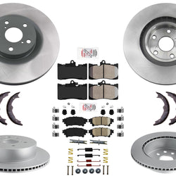 Carbon Disc Brake Rotors Pads for Lexus IS350 F-Sport 2014-2020 Rear Wheel Drv
