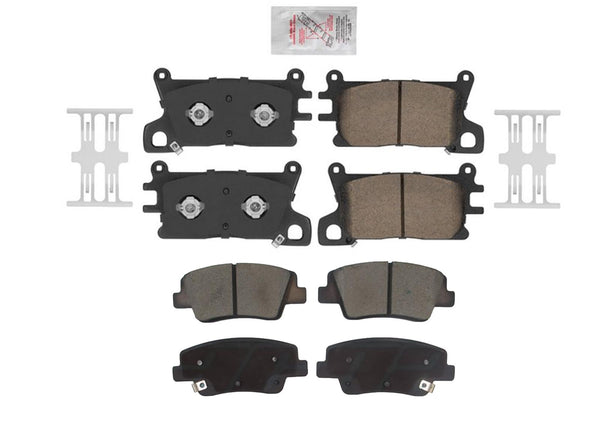 Front & Rear Ceramic Disc Brake Pads for Genesis G90 3.5L 2023-2025