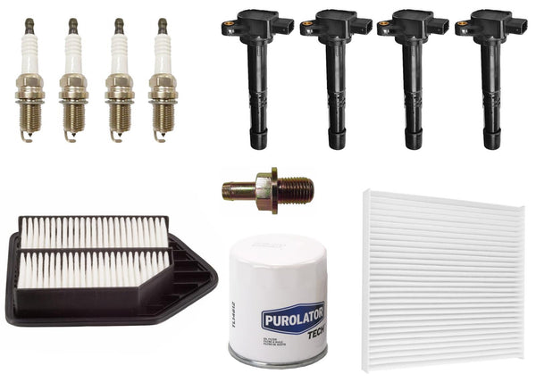Direct Ignition Coil Spark Plugs Air Filter Cabin for Honda CR-V CRV 2010-2011