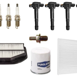 Direct Ignition Coil Spark Plugs Air Filter Cabin for Honda CR-V CRV 2012-2014