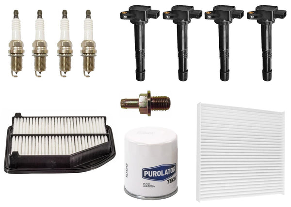 Direct Ignition Coil Spark Plugs Air Filter Cabin for Honda CR-V CRV 2012-2014