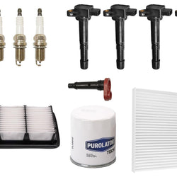 Direct Ignition Coil Spark Plugs Air Filter for Honda CR-V CRV 2017-2019 2.4L