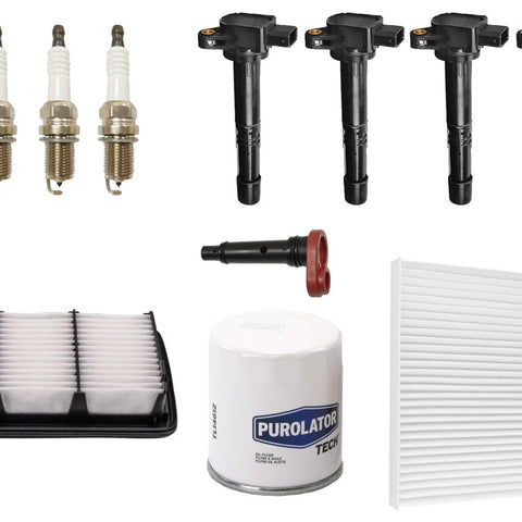 Direct Ignition Coil Spark Plugs Air Filter for Honda CR-V CRV 2017-2019 2.4L