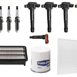 Direct Ignition Coil Spark Plugs Air Filter for Honda CR-V CRV 2017-2019 1.5L