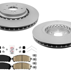 Front Coated Disc Brake Rotors Pads for Toyota Crown XLE Limited 2023-2024 2.5L