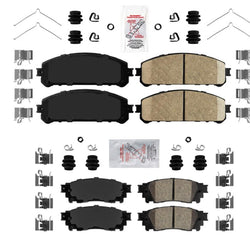 Front & Rear Ceramic Disc Brake Pads for Toyota Camry TRD 2020-2024 Racing