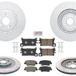 Coated Disc Brake Rotors Disc Brake Pads for Genesis Electrified G80 2023-2025