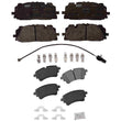 Pastillas de freno de cerámica premium delanteras y traseras para Audi A8 Quattro 2019-2021 4M0698151