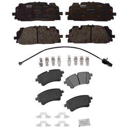 Pastillas de freno de cerámica premium delanteras y traseras para Audi A8 Quattro 2019-2021 4M0698151