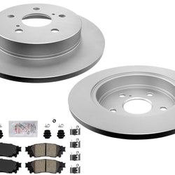 Rear Coated Disc Brake Rotors & Brake Pads for Toyota Camry TRD Racing 2020-2024