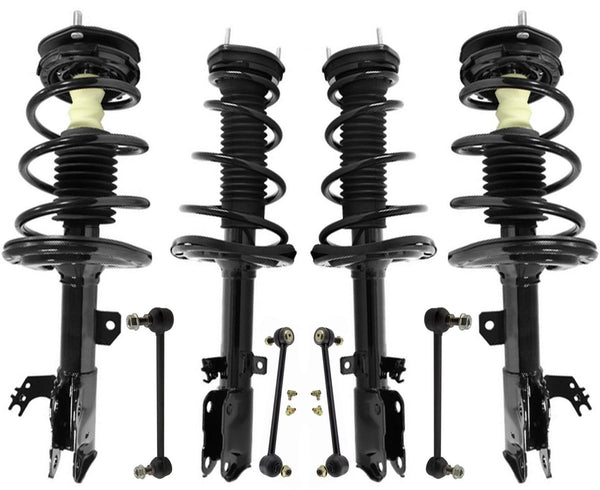 Front & Rear Struts W/ Springs & Links For Toyota Camry SE 3.5L 2012 2013 2014