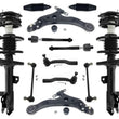 Front Struts Control Arms Tie Rods & Links For Camry SE 3.5L 2012 2013 2014