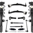 Front Struts Control Arms Tie Rods & Links For Police Interceptor Utility 13-19
