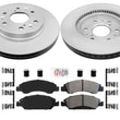 Front Disc Brake Rotors & Pads for Chevrolet Tahoe 2015-2020