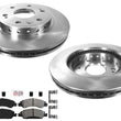 Front Disc Brake Rotors & Pads Shoes for Chevrolet Tahoe PPV Police 2015-2020