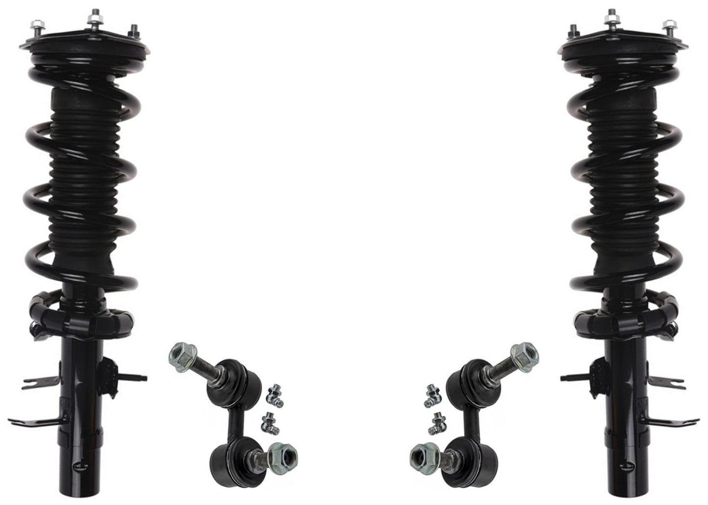 Front Complete Spring Struts All Wheel Drive for Infiniti G37 Coupe 2009-2013