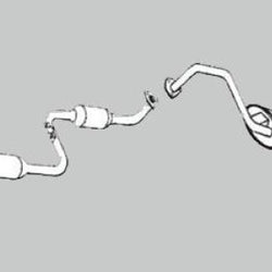 1995 Eagle Talon M/T 2.0L Exhaust System Muffler