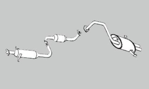 1995 Eagle Talon M/T 2.0L Exhaust System Muffler