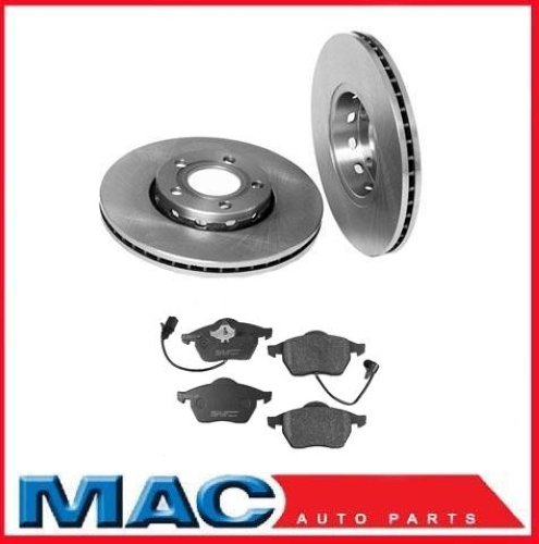 Se adapta a Volkswagen Passat 03-05 con pastillas y rotor de freno de disco delantero de 321 mm, 12 5/8 pulgadas