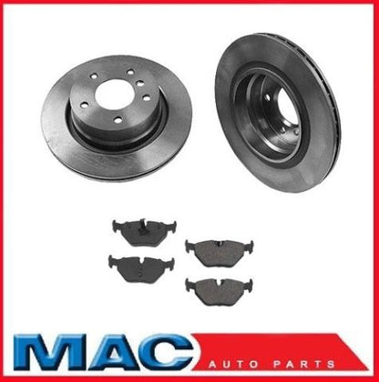 03-08 BMW Z4 3.0L (2) Rotores y pastillas de freno trasero
