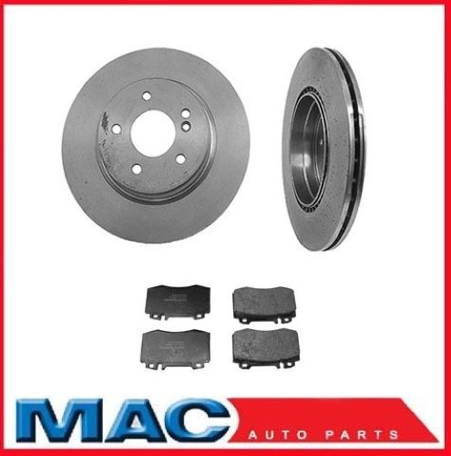 C32AMG CLK55AMG SLK55AMG (2) Rotores de freno y pastillas de freno delantero FRT