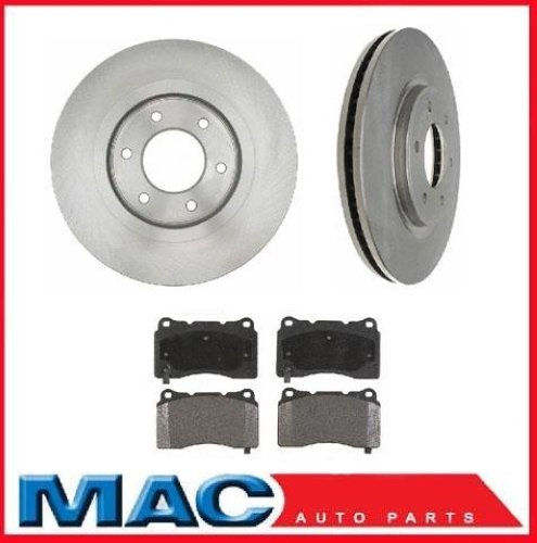 Cadillac J56 W/HD Brakes (2) Rear Brake Rotors Pads